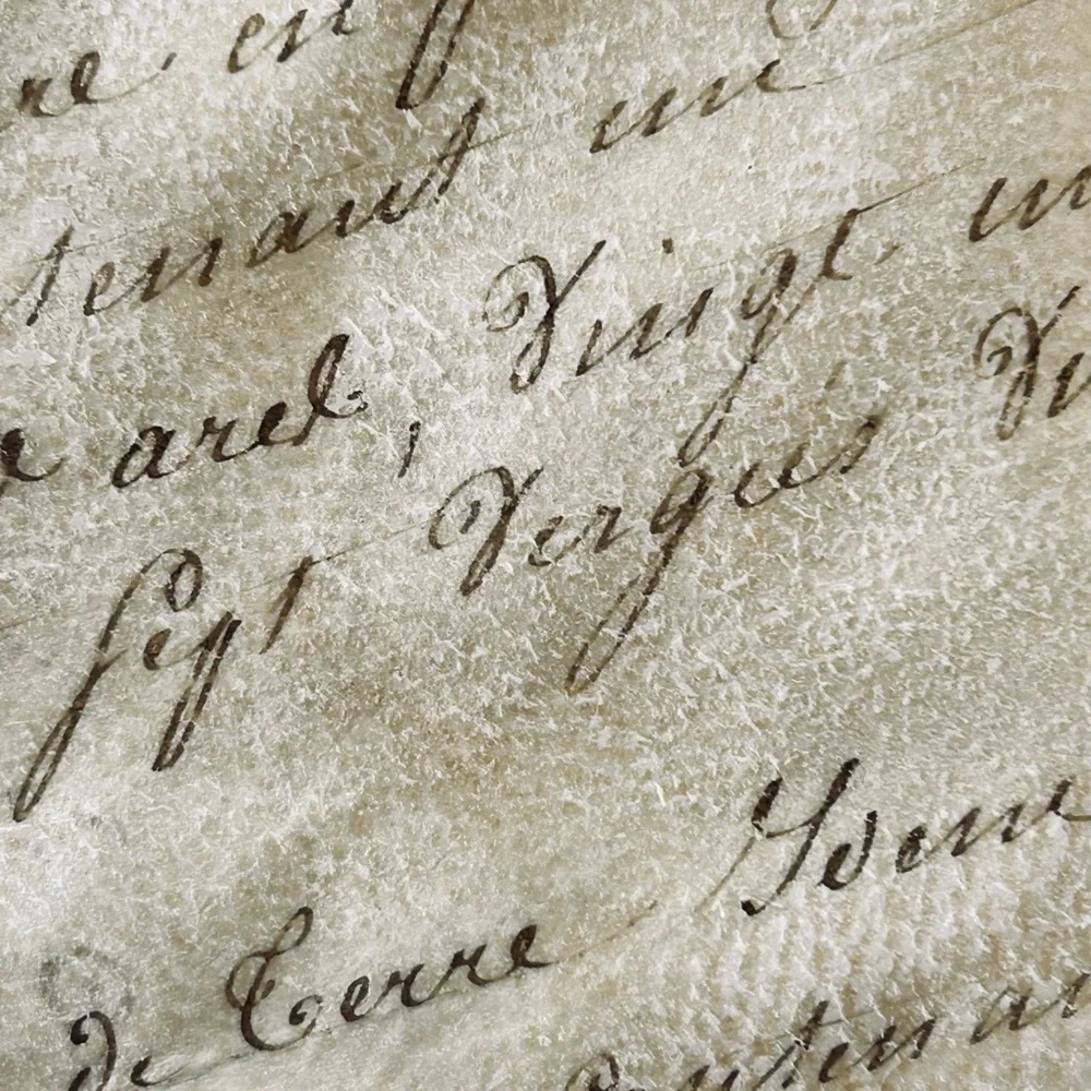 ***SOLD***1787 French Vellum Parchment Handwritten Manuscript Legal Document - Picture 11 of 12